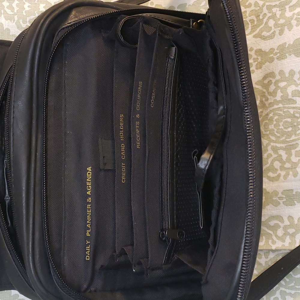 Vintage Large Organizer Plus Crossbody Bag.